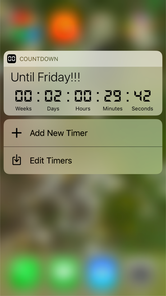 #4. Simple Event Countdown Timer (iOS) By: Ed Manning