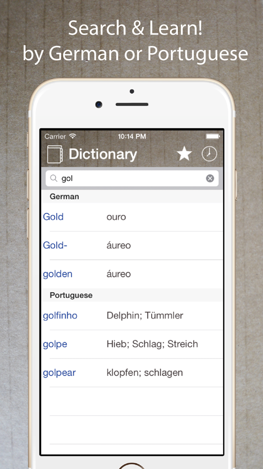 German Portuguese Dictionary + - 5.1.0 - (iOS)