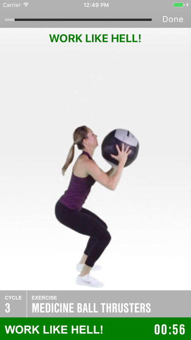 The 18-Minute Workout iPhone screenshot 4 - Health & Fitness app