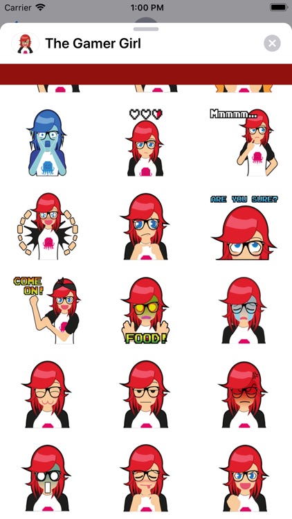 The Gamer Girl Stickers