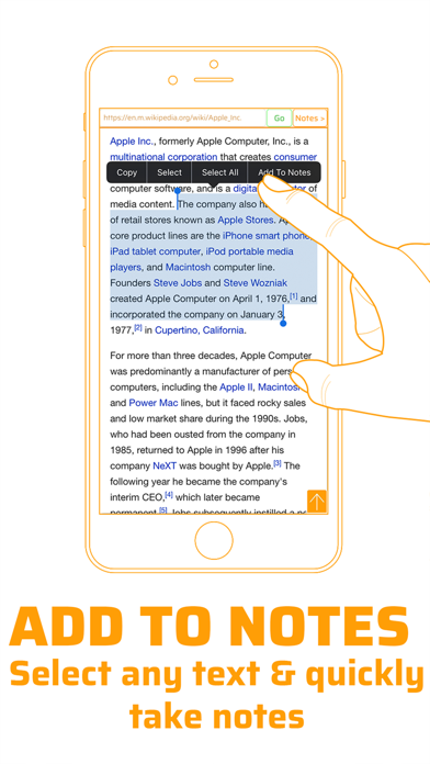 Screenshot #2 pour Split Screen Notes: Multitask With Browser & Notes