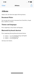 Athena Editor screenshot #3 for iPhone