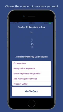 Game screenshot General Chemistry Quiz hack