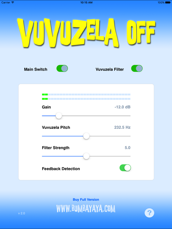 Screenshot #5 pour VuvuzelaOff