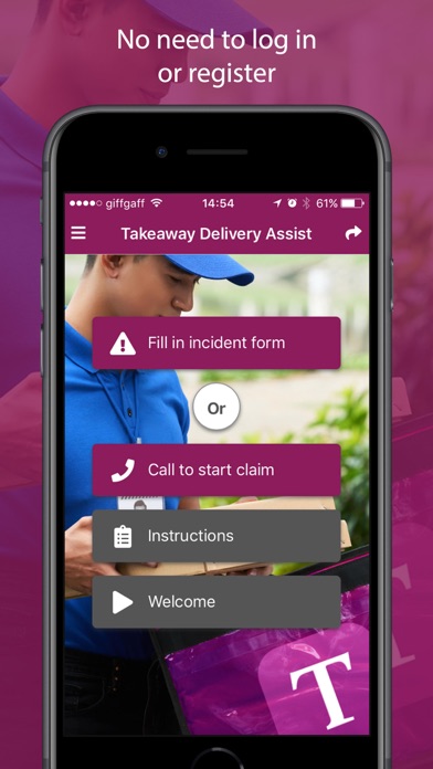 How to cancel & delete Takeaway Delivery Assist from iphone & ipad 1