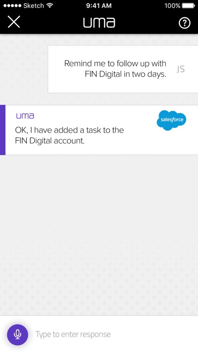 UMA for Salesforce screenshot 4