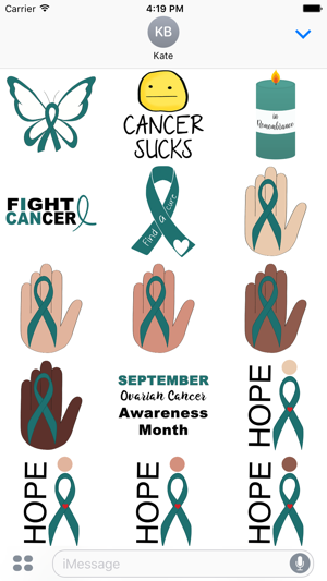 Ovarian Cancer Stickers(圖2)-速報App