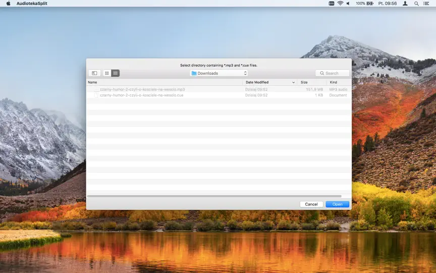 Screenshot von AudiotekaSplit auf dem iPhone 1