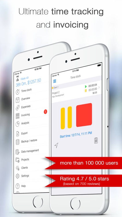 TimeTrack Pro - Time tracker screenshot-0