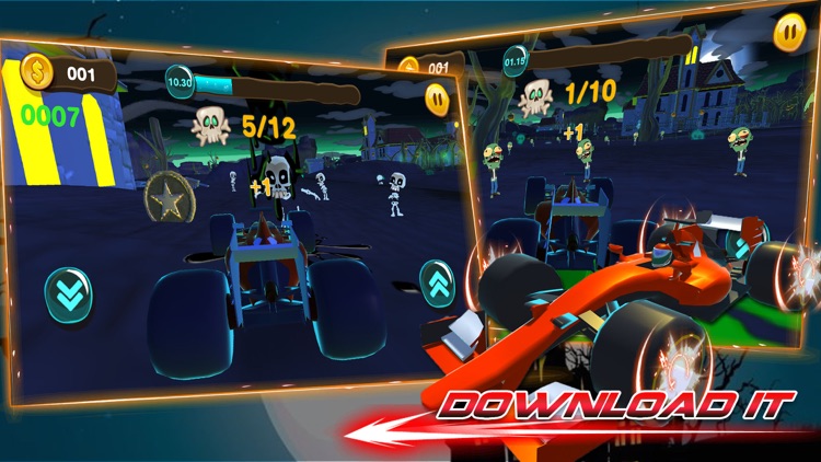 Zombusters:Real Car Racing and Driving Game screenshot-4