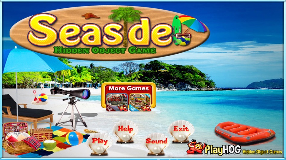 #4. Seaside Hidden Objects Games (iOS) 来自: Big Leap Studios
