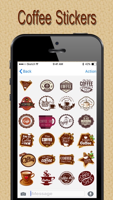 Good Morning Coffee Stickers screenshot 2