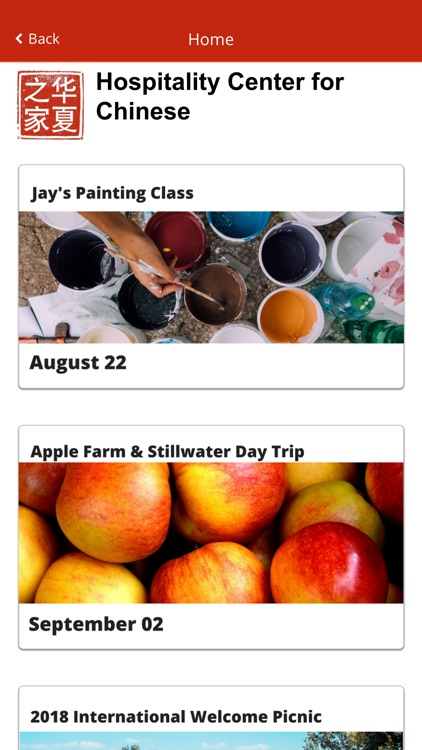 Hospitality Center for Chinese