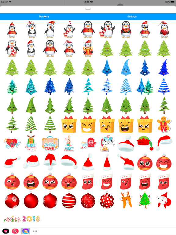 Screenshot #5 pour Emoji de Noël et le père Noël