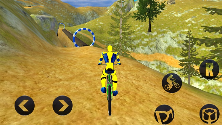 Spider Superhero Bicycle Riding: Offroad Racing