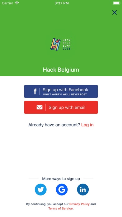 Hack Belgium screenshot 3