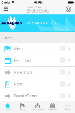 Aquaburn Swimming Club - Sportsbag screenshot 2