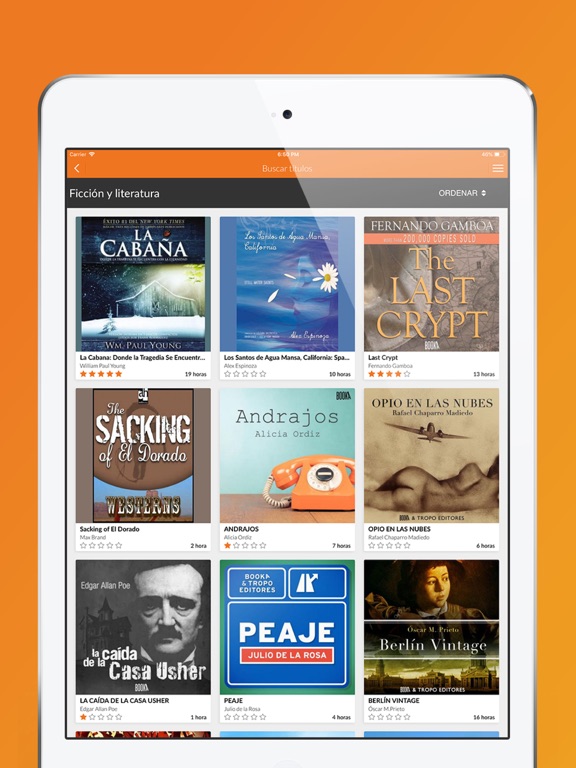 Screenshot #4 pour Audiolibros.com