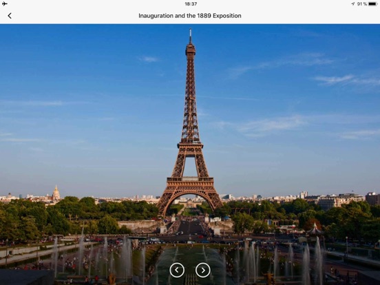 Eiffel Tower Visitor Guide iPad screenshot