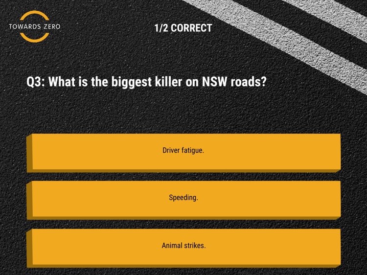 Towards Zero Road Safety Quiz screenshot-4