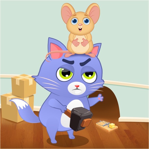 Crazy Cat V/S Mouse escape icon