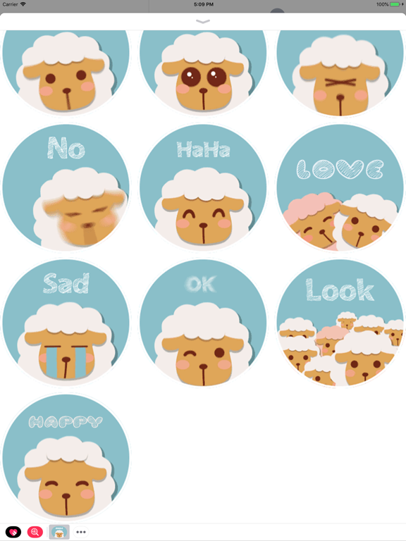 Screenshot #2 for Woolly Sheep Animated Stickers