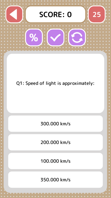 Physics Quiz - Game screenshot 3