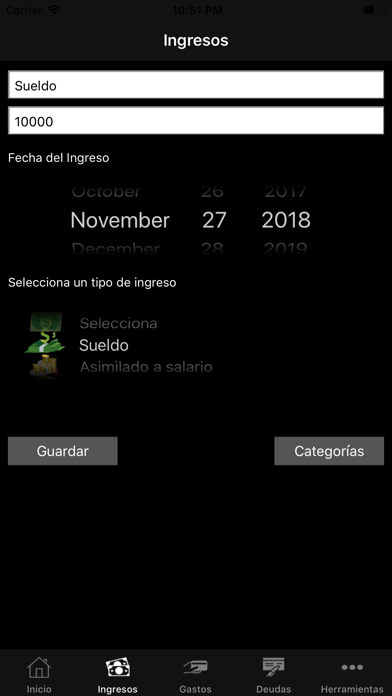 Screenshot #3 pour Gastos diarios