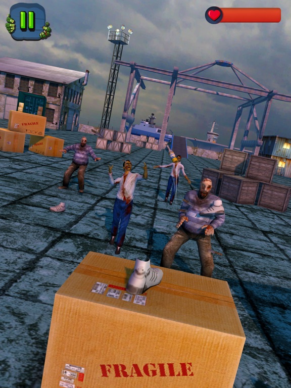 Flick n'Shoot Zombies iPad screenshot