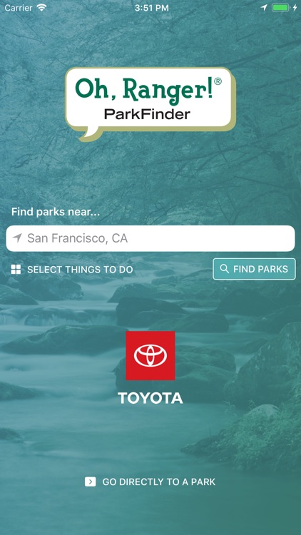 Oh, Ranger! ParkFinder™ screenshot-0