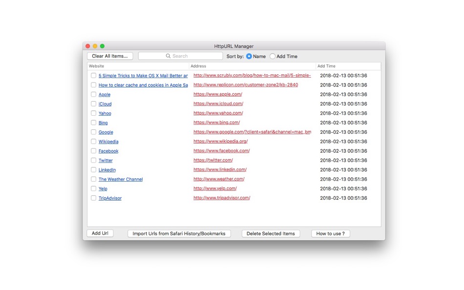 #1. HttpURL Manager (macOS) 由: 坤 刘