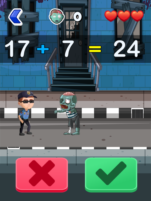 Screenshot #5 pour Math vs. Zombies : Math Games