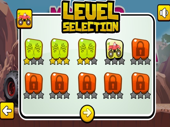 Monster Truck Mania : Hill Racing iPad screenshot