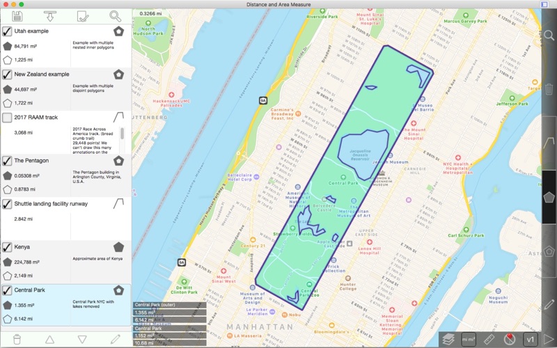 distance and area measure iphone screenshot 2
