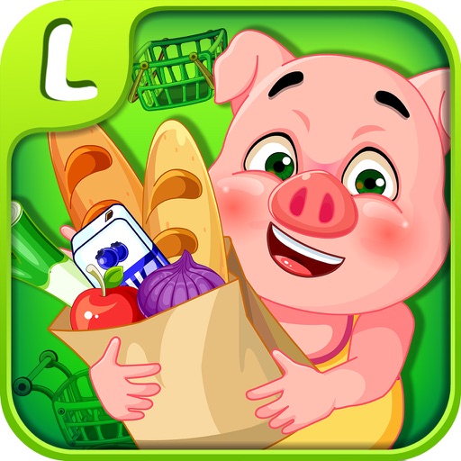 蕾昔学院-粉红小猪超市游戏
