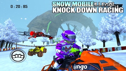 SnowMobile Illegal KnockDown Racing screenshot 2