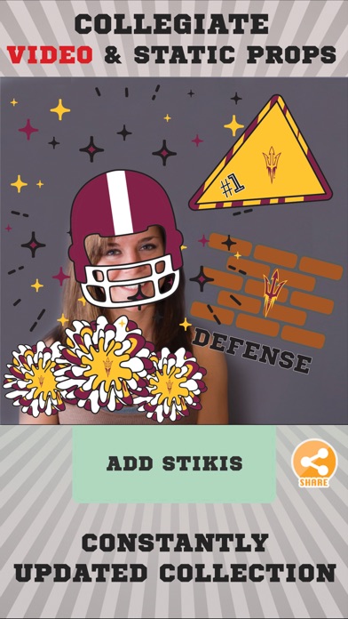 Arizona State Sun Devils Animated Selfie Stickers screenshot 2