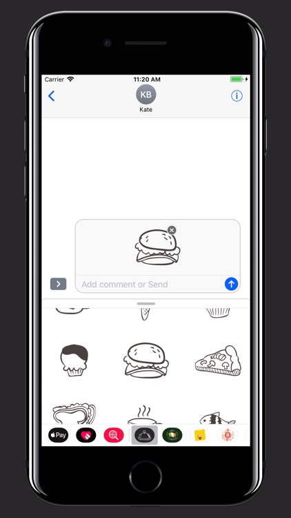 Hand drawn food: Eat and Drink screenshot-3