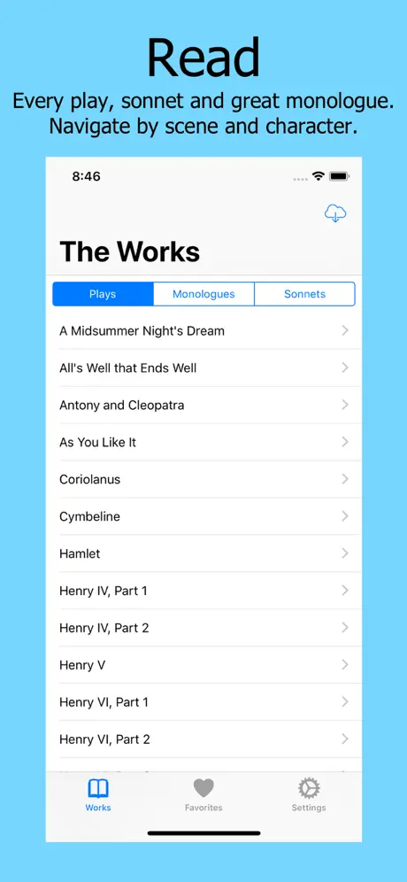 The Shakespeare App
