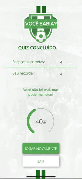 Game screenshot Você Sabia? - Futebol hack