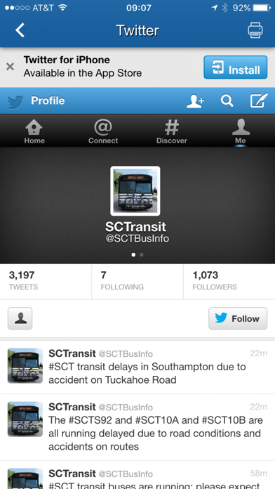 Suffolk County Transit Screenshot