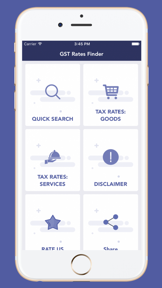 GST Rate Finder screenshot