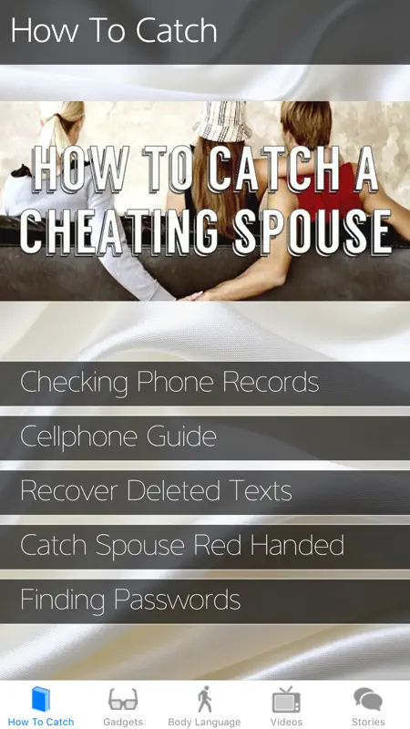 How To Catch a Cheating Spouse: Spy Tool Kit 2017 screenshot 1 of 4