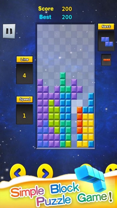 Tentris Classic Block Down screenshot 2