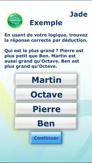 Capture d'écran de Test QI Du Dr Reichel sur iPhone 2