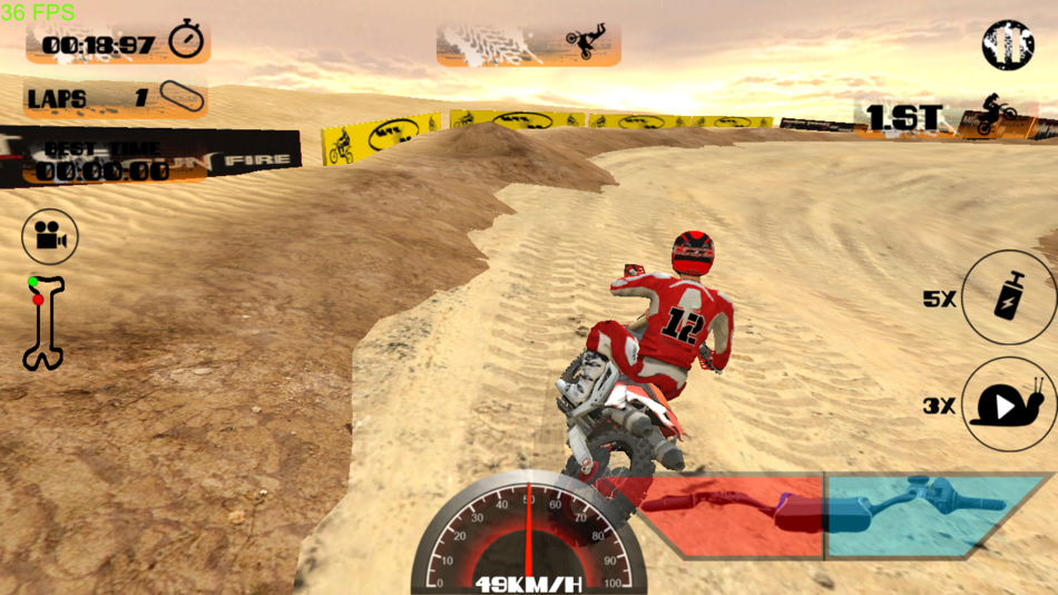#5. MTX GP: Motor-cycle Racing 3D (iOS) Bởi: AppForge Inc.