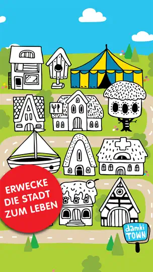 Screenshot von Damki Town – Kinder Malbuch auf dem iPhone 2
