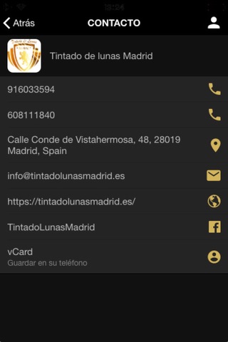 Tintado de Lunas Madrid screenshot 2