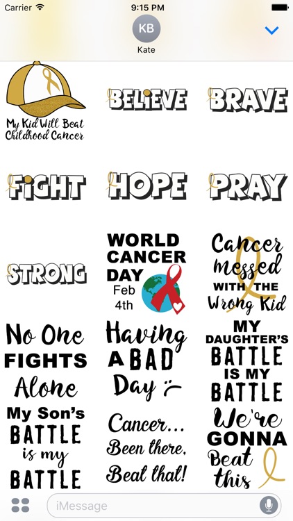 Childhood Cancer Stickers screenshot-3