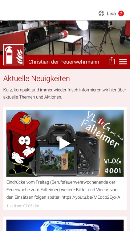 Christian der Feuerwehrmann